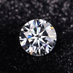 Synthetisch Moissanit Diamantschliff Zwischen 1.50 Zu 1.70 Karat Zertifiziert - Bild 1 von 9