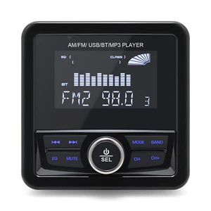 MP3 Marine Bluetooth Stereo Radio Boat Audio Player with FM/AM Digital Speaker - Picture 1 of 16