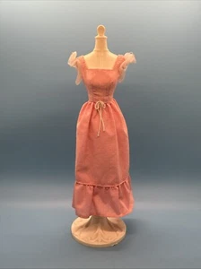 Vestido de moda vintage Mattel Barbie Sweet Sixteen rosa blanco a lunares - Imagen 1 de 6