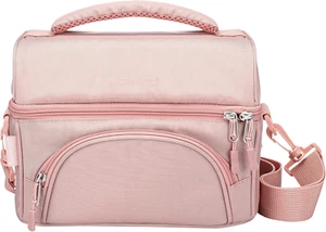 Deluxe Lunch Bag - Durable and Insulated Lunch Tote with Zippered Outer Pocket,  - Picture 1 of 12