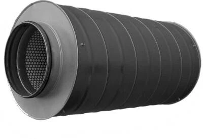 MARKENLOS Rohrschalldämpfer NW 125 Iso 50mm L=1000mm starr