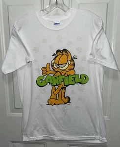 Garfield Paws Inc. Glow In The Dark Paw Print vintage T-Shirt Medium Unisex - Picture 1 of 12