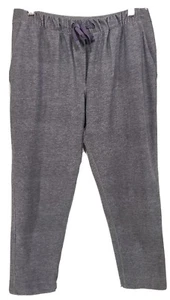 Lululemon Womens 10 Pants Jet Crop Heathered Gray Purple Slate Soft 24" Crop Tie - Picture 1 of 11