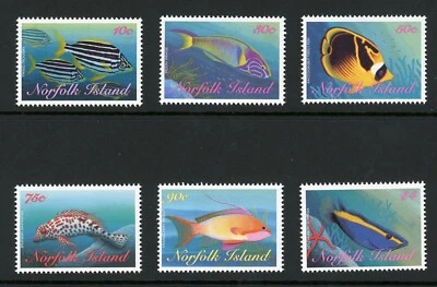 Norfolk Island 1998 Fish Definitives 12v MNH ** Marine Life - Image 1 of 2