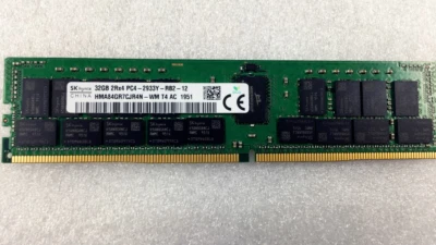 SK Hynix 32GB 2RX4 PC4-2933Y DDR4-23466Mhz Server Memory RAM HMA84GR7CJR4N-WM - Image 1 of 3