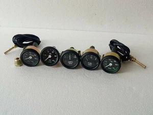 Smiths Replica Kit 52mm Oil Temp + Water Temp + Oil Press + Fuel + Ampere BB - Picture 1 of 3
