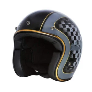 Casco negro Merlin BlackBird Jet Racer - Imagen 1 de 8