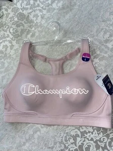 Champion Womens The Authentic Sports Bra, Large Maximum Support Comfort Band NEW - Picture 1 of 7
