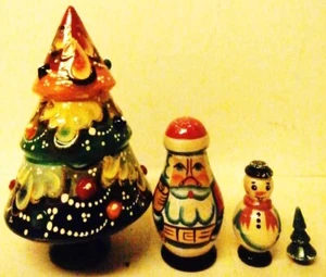 Alkota Russian Original Collectible Nesting Doll "Multicolor 4", Linden Wood, 7" - Picture 1 of 1