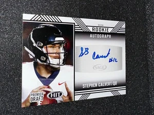 STEPHEN CALVERT 2020 Sage Hit RC Autograph LIBERTY - Picture 1 of 1