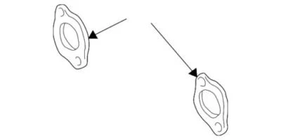 Genuine GM 1985-2000 Chevrolet GMC Blazer P30 Tahoe Water Pump Gasket 03860039 - Image 1 of 2