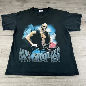 Vintage Stone Cold T-Shirt Steve Austin 100% Pure Whoop Ass Large 1998 WWF WWE - Bild 1 von 7