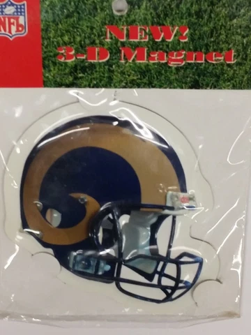NFL St. Louis Rams 3-D Magnet, New (Lot of 2 Magnets) Cover