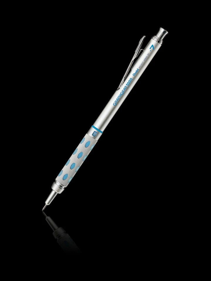 Pentel GraphGear 1000 Automatic Drafting Pencil And Eraser Set, 0.7 mm, Blue - Image 1 of 1