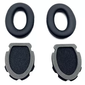 New For Aviation Headset X A10 A20 Bose Headphones 1Pair Black Ear Pads Cushions - Picture 1 of 10