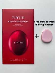 **TIRTIR Mask Fit Red Cushion Foundation - 6 sample shades - Viral Beauty Must** - Picture 1 of 10