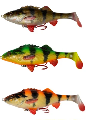 Savage Gear 4D Perch Shad Soft Lure - All Models - Predator Spinning Fishing - Image 1 of 3
