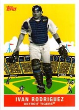 2007 Topps Flashback Fridays #FF15 Ivan Rodriguez Detroit Tigers HOF