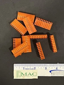 1-640426-0 10 POS IDC F HEADER CONNECTOR MTA156 18AWG AMP (LOT OF 10) - Picture 1 of 6