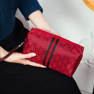 Women Luxury Wallet Portable Cosmetic Handbag with Removable Wristlet Strap Bags - Picture 1 of 4