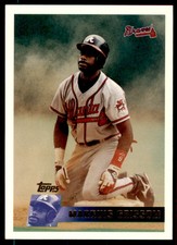 1996 Topps Marquis Grissom Atlanta Braves #297