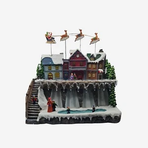 !SALE! Weihnachtsdorf/Weihnachtsszene Wasserfall LED - Bild 1 von 1