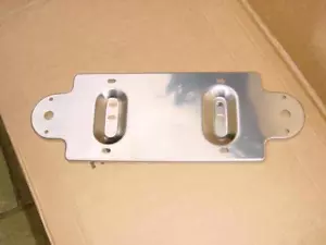 MG Midget MGB USA CARS STAINLESS STEEL LICENSE PLATE SUPPORT MOUNTING CZK3693SS - Picture 1 of 1
