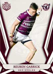 2023 MANLY SEA EAGLES NRL Card REUBEN GARRICK Special Edition - Picture 1 of 3