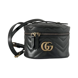 Gucci GG Marmont Matelassé Round Backpack - Picture 1 of 11