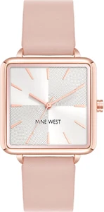 NEW Nine West Women's Strap Watch NW/2679RGPK (512D) Gold / Pink NWT - Picture 1 of 9