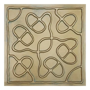 DIY metallic ceiling tile Decorative pvc panels PL28 Brass verdigris 10pcs - Picture 1 of 23