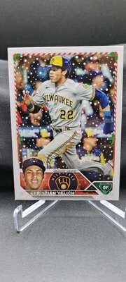 2023 Topps Holiday - Christian Yelich #H164 - Image 1 of 2