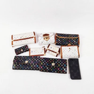 NO TARIFF Louis Vuitton Multicolor Wallet Long Wallet 10 piece set 581102 - Image 1 of 4