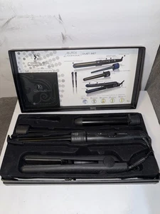 Royale Pro Black Licorice Duet Set Ceramic Hair Stylers DS01 $500 Retail - Picture 1 of 13