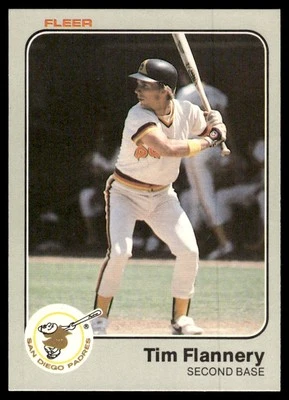 1983 Fleer Tim Flannery San Diego Padres #359 - Image 1 of 2