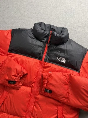 Chaqueta The North Face Jóvenes Niños L (14/16) Rojo 550 Plumón de Ganso Abrigo Puffer Foto 1 de 4