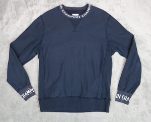 Champion Todd Synder blauer Herrenpullover Sweatshirt mit Rundhalsausschnitt Large - Bild 1 von 5