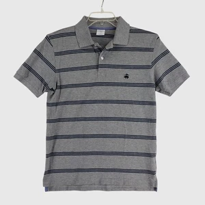 Camisa Polo Brooks Brothers 346 Para Hombres Rayas Calce Ajustado Rendimiento M - Imagen 1 de 7