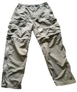 Rei Co-Op Men's Convertible Hiking Cargo Zip Pants Olive Green Sz L 28" Inseam - Picture 1 of 10