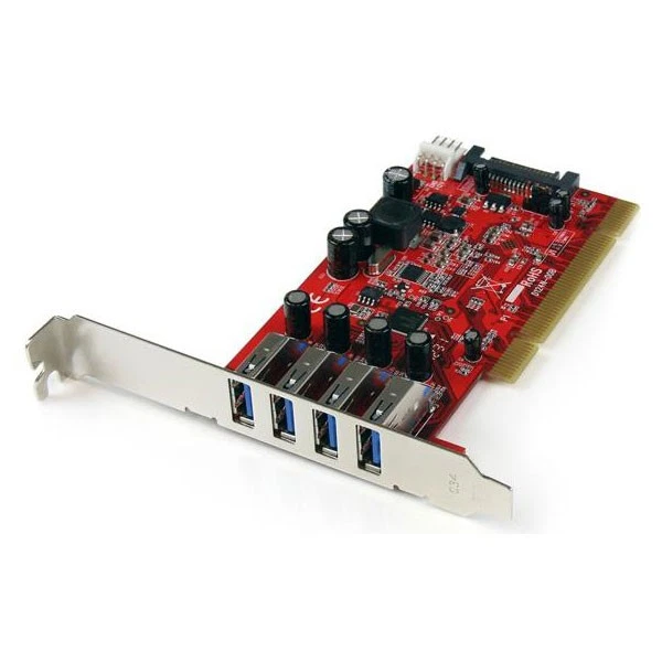 StarTech PCIUSB3S4 4 Port SuperSpeed USB 3.0 PCI Card - Image 1 of 1