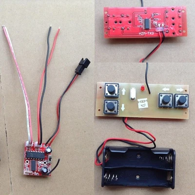4-Channel 2.4G Transmission Receiver Board 100m Remote Control For Tank Boat DIY - Image 1 of 4