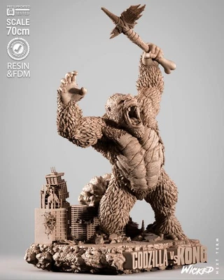 UNIVERSAL King Kong Diorama Sculpture Statue Model Kit Unpainted/Unassembled