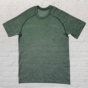 Camisa Lululemon Metal Vent Tech Manga Corta Verde Correr Atlética Para Hombre Pequeña - Imagen 1 de 4