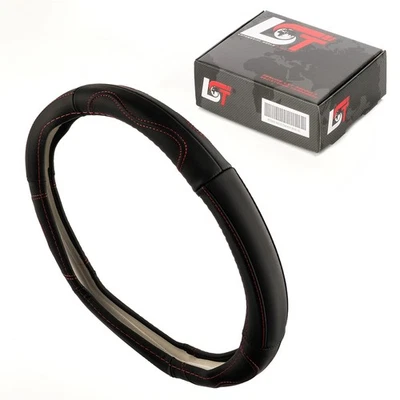 Lenkradbezug Hülle Lenkradschoner Ø 38x9 cm schwarz rot für VW Golf Jetta Beetle - Bild 1 von 4