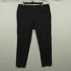Lululemon Pants Mens 36 Black Slim Tapered Stretch Athletic Five Pocket Casual - Picture 1 of 12