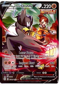 Single Strike Urshifu V TG18/TG30 Swsh09: Brilliant Stars Trainer Gallery Holo - Picture 1 of 2