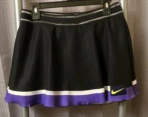 Nike Dri-Fit Standard Fit Golfskort Damengröße Large schwarz mit lila Akzent - Bild 1 von 10