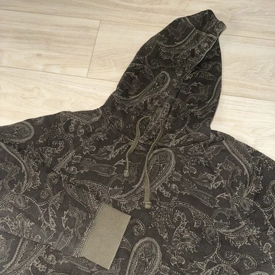 Sudadera con Capucha American Eagle Paisley Para Hombre Mediana Y2K Pullover Sudadera con Capucha Logotipo De Colección Foto 1 de 4