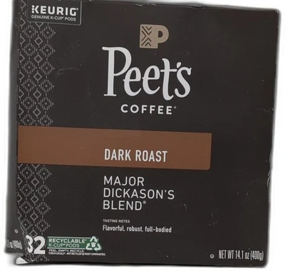 *2025-5-15* Peet's Coffee, Major Dickason's Blend - Dark Roast Coffee - 32 K-cup - Image 1 of 4