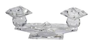 Swarovski Crystal Candle Holder, 112 USA Hole Style, (010091) 6.2" NIB - Picture 1 of 1